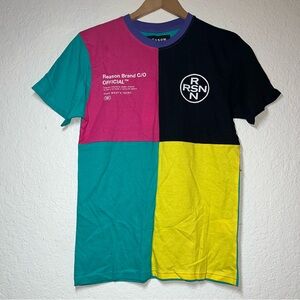 Reason brand shirt street wear Color Block Art Tee Men’s Small Street wear NWT